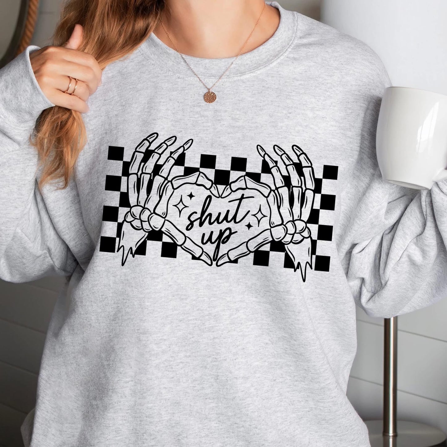 Shut Up Skelly-blk ink