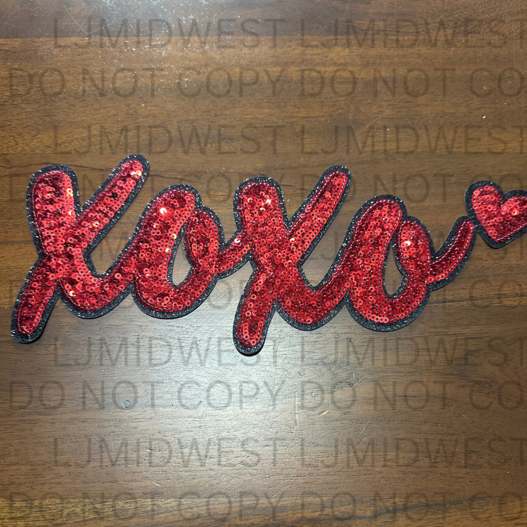 Sequin Valentines Patch