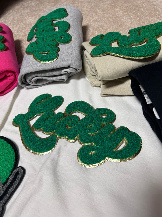 Lucky Chenille Patch