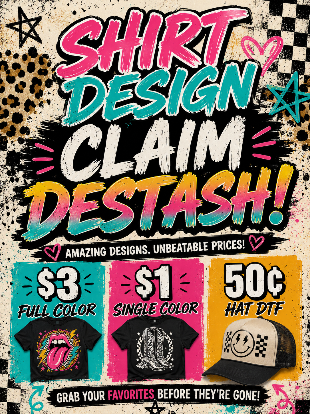 Destash Claims