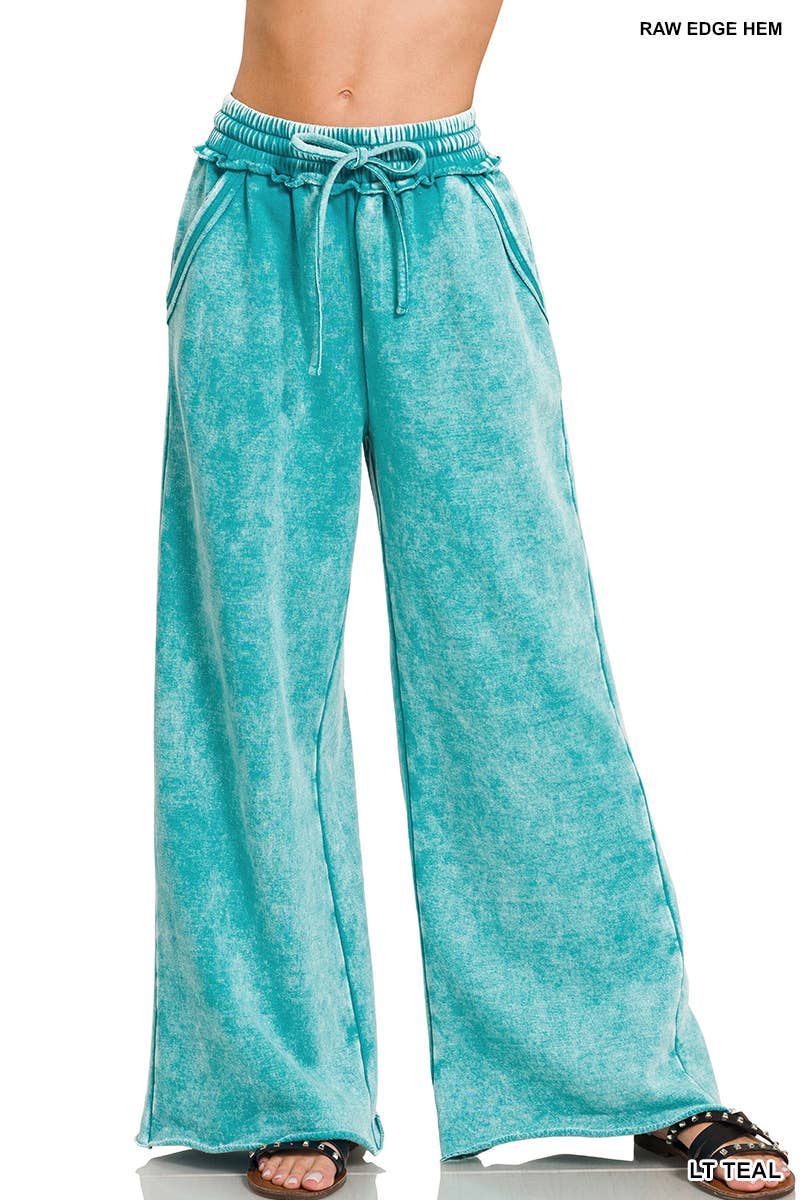 Acid Wash Fleece Sweatpants