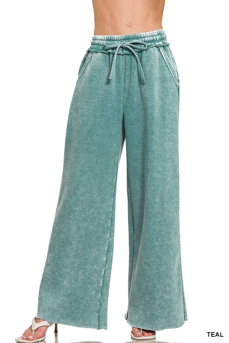 Acid Wash Fleece Sweatpants