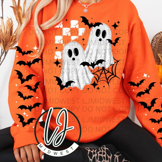 Checkered Ghosts + Bat sleeves