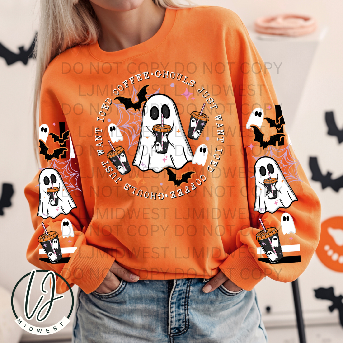 Ghouls Just Want Iced Coffee + sleeves