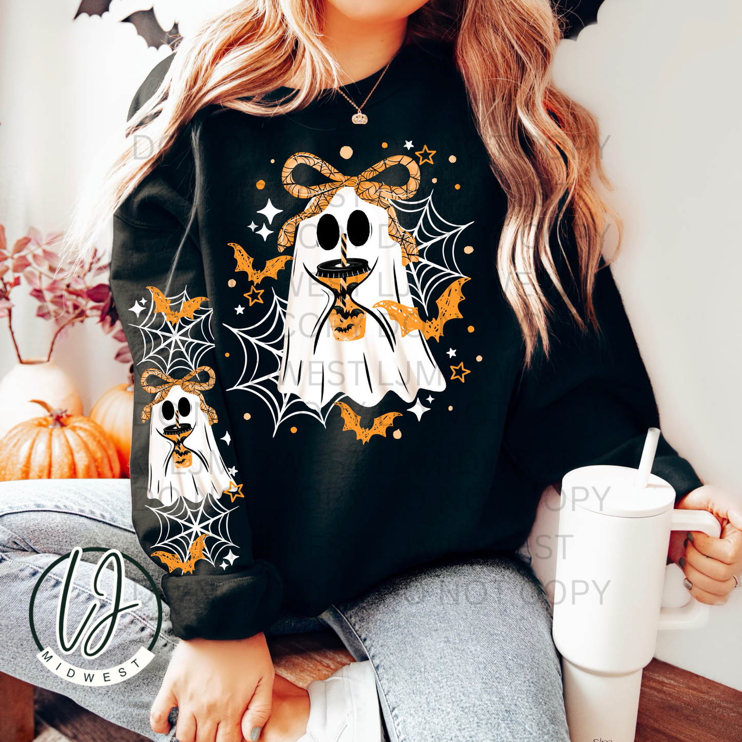 Ghost with Coffee + sleeves