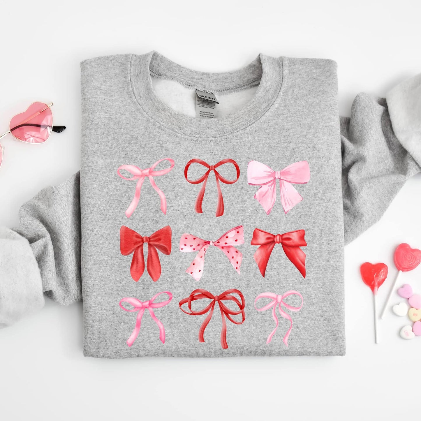 Valentines red/pink bows