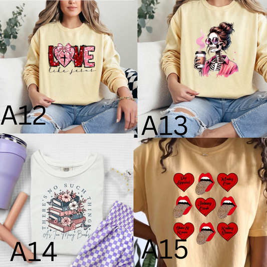 Designs A12-A15