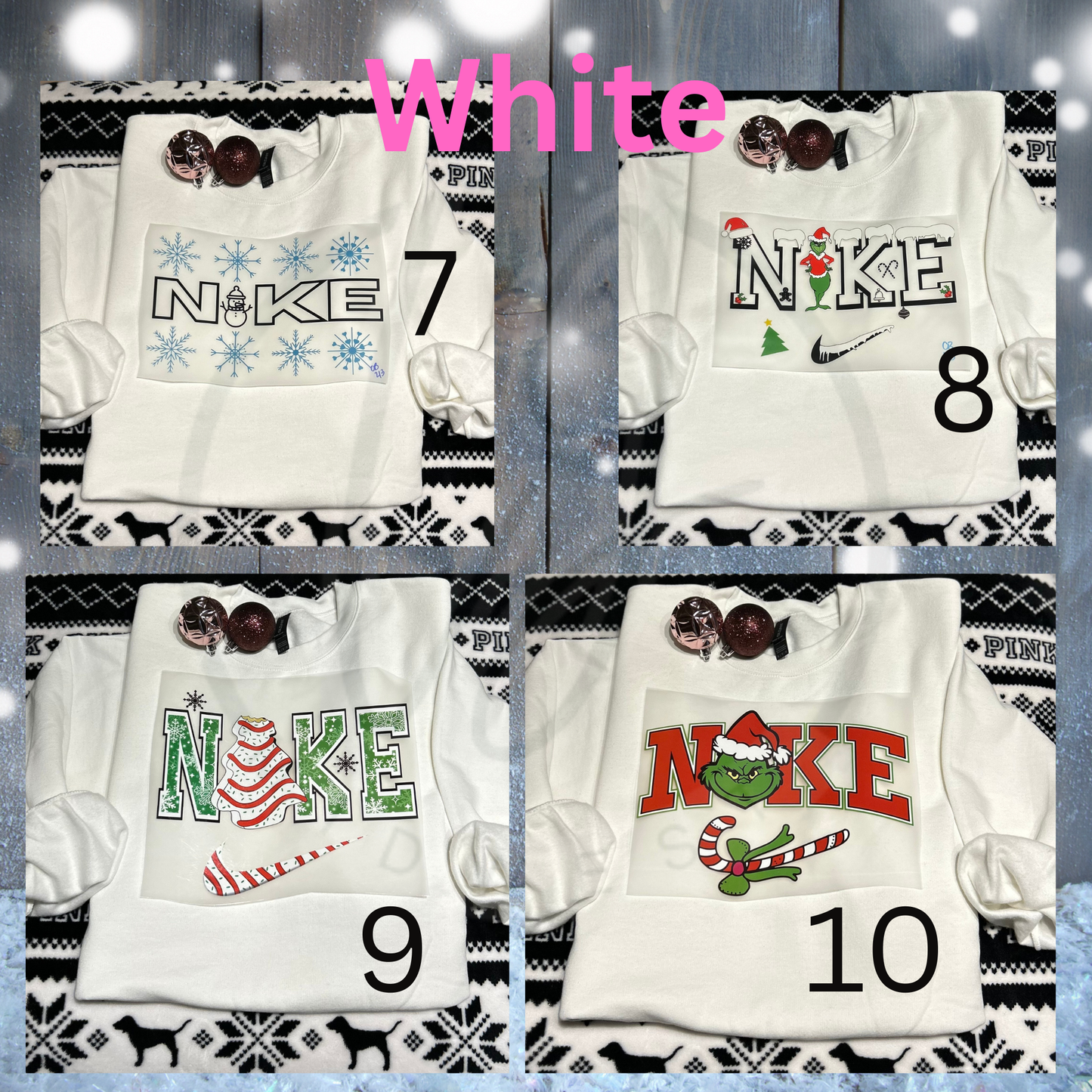 “White”. Christmas Tower