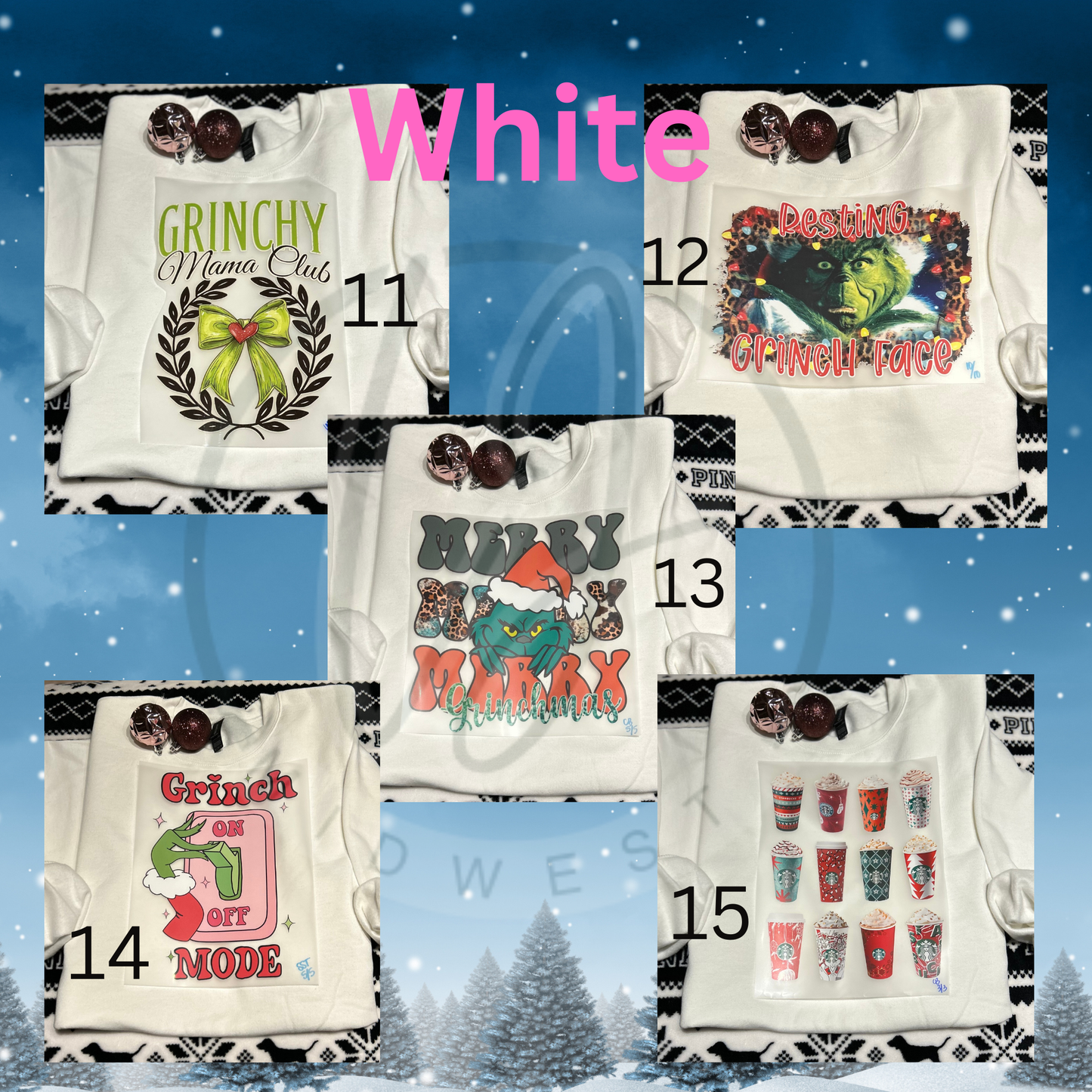 “White”. Christmas Tower
