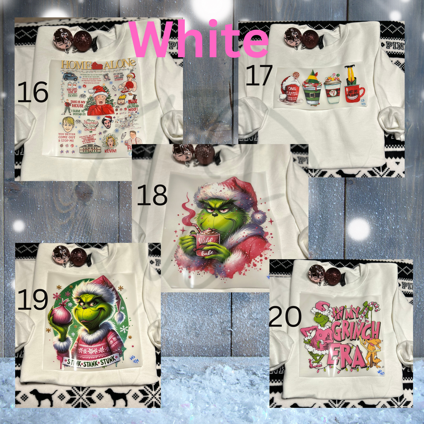 “White”. Christmas Tower