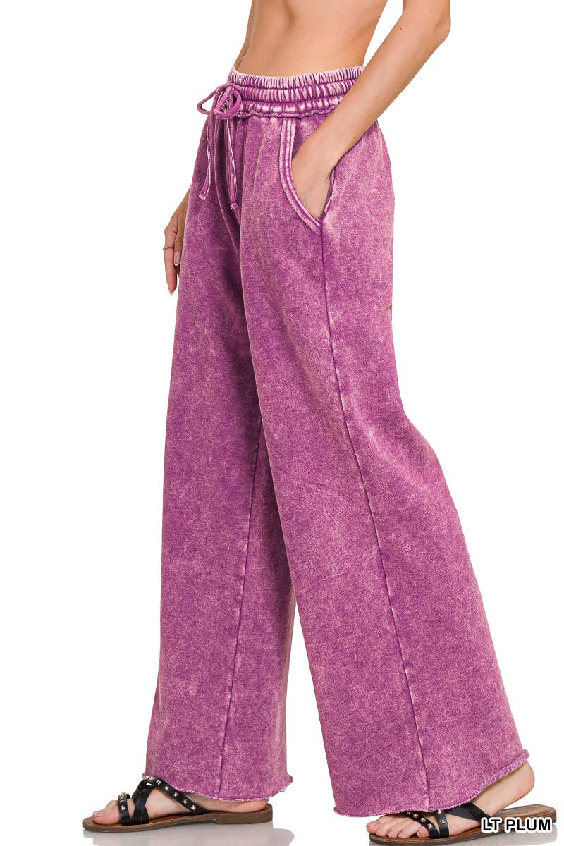 Acid Wash Fleece Sweatpants