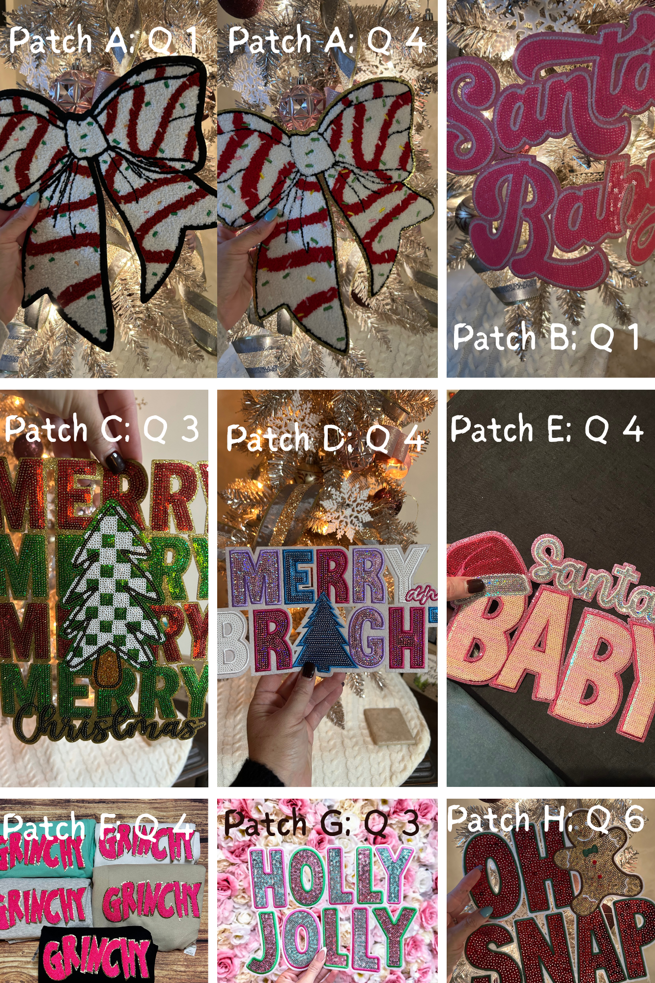 Christmas Patches